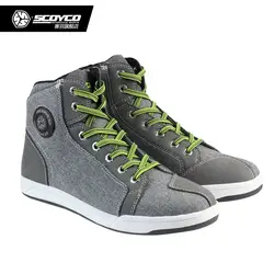 100% оригинальный бренд Scoyco MT016 мотоциклетная обувь Спортивные Повседневные ботинки мужские мотоциклетные ботинки для мотокросса