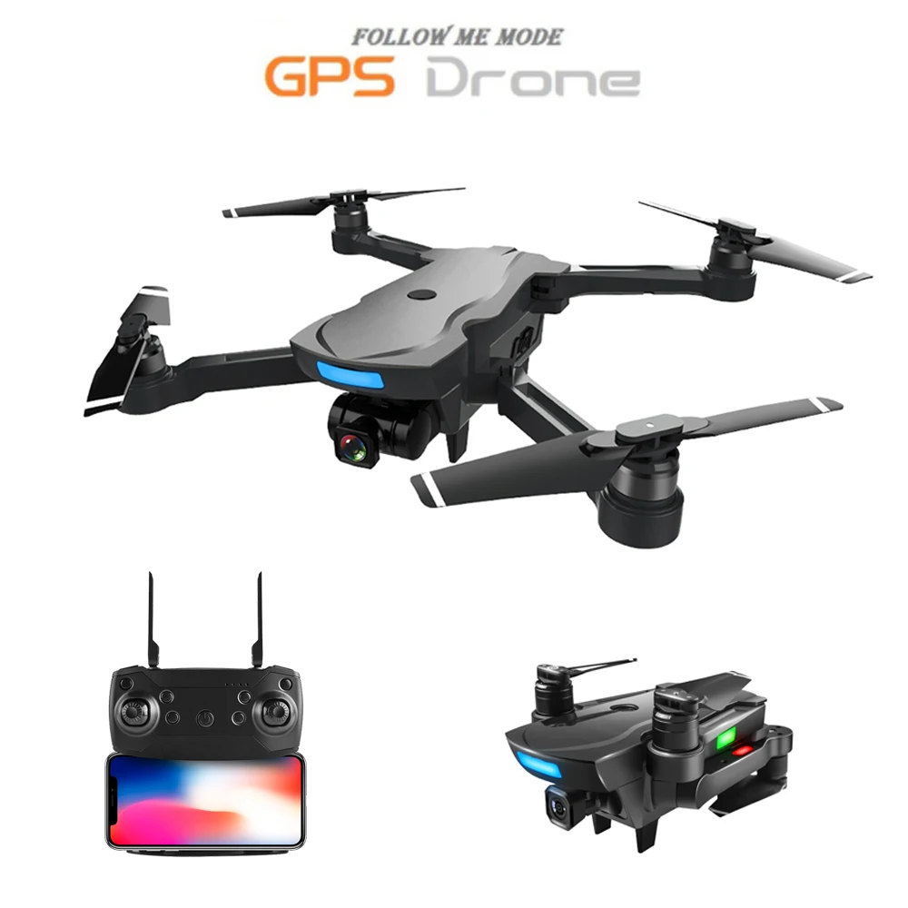 CG033 бесщеточный двигатель RC Дрон с GPS с 1080P HD FPV wifi Gimbal камера удержание высоты складной RC Дрон вертолет Квадрокоптер