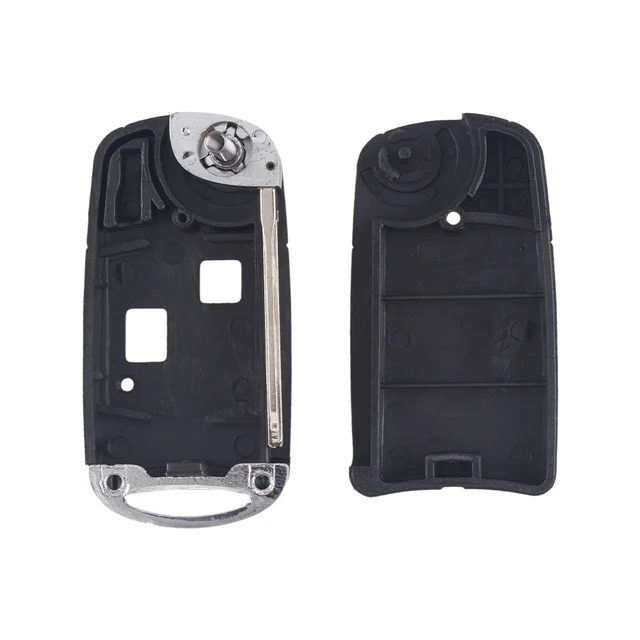 KEYYOU For TOYOTA Avalon Camry Corolla Echo Rav4 Car Key Case 2 Buttons Modified Flip Remote Control Key Shell Uncut Blade