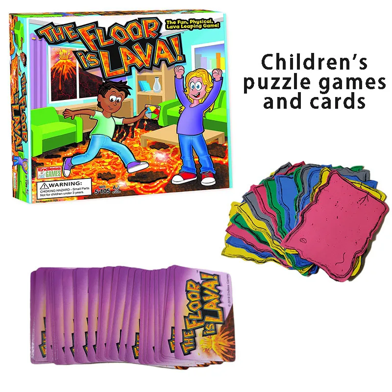 The Floor Is Lava Family Interactive Fun Board Game For Kids
