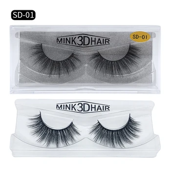 

1 Pair Handmade False Eyelashes Natural Fake Lashes Long 3D Mink Lashes Eyelash Extension Mink Eyelashes for Beauty Makeup