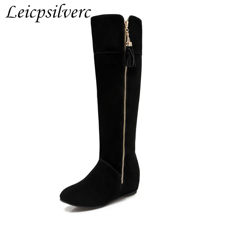 Boots in winter boots women's boots frosted  high boots cotton  ladies' Fashionable Plus Size