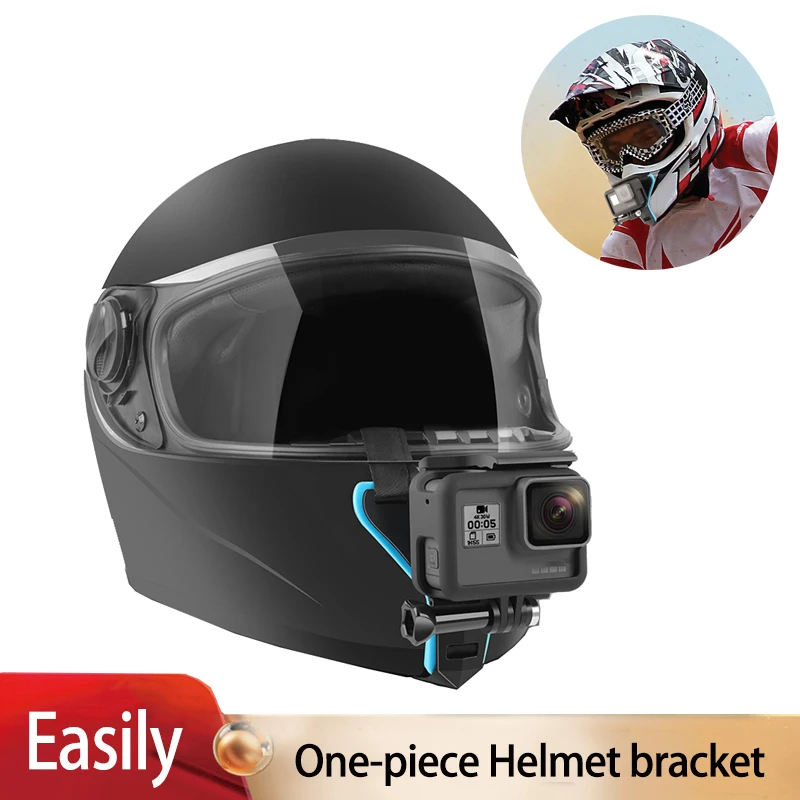 

Motorcycle Helmet Chin Stand Mount Holder for GoPro Hero 7 6 5 4 3 Xiaomi Yi Action Sports Camera Full Face Holder Accessory