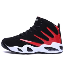 Высокие баскетбольные кроссовки для мужчин Джордан Ретро дышащая обувь со шнуровкой Красные кроссовки баскетбольные кроссовки для влюбленных