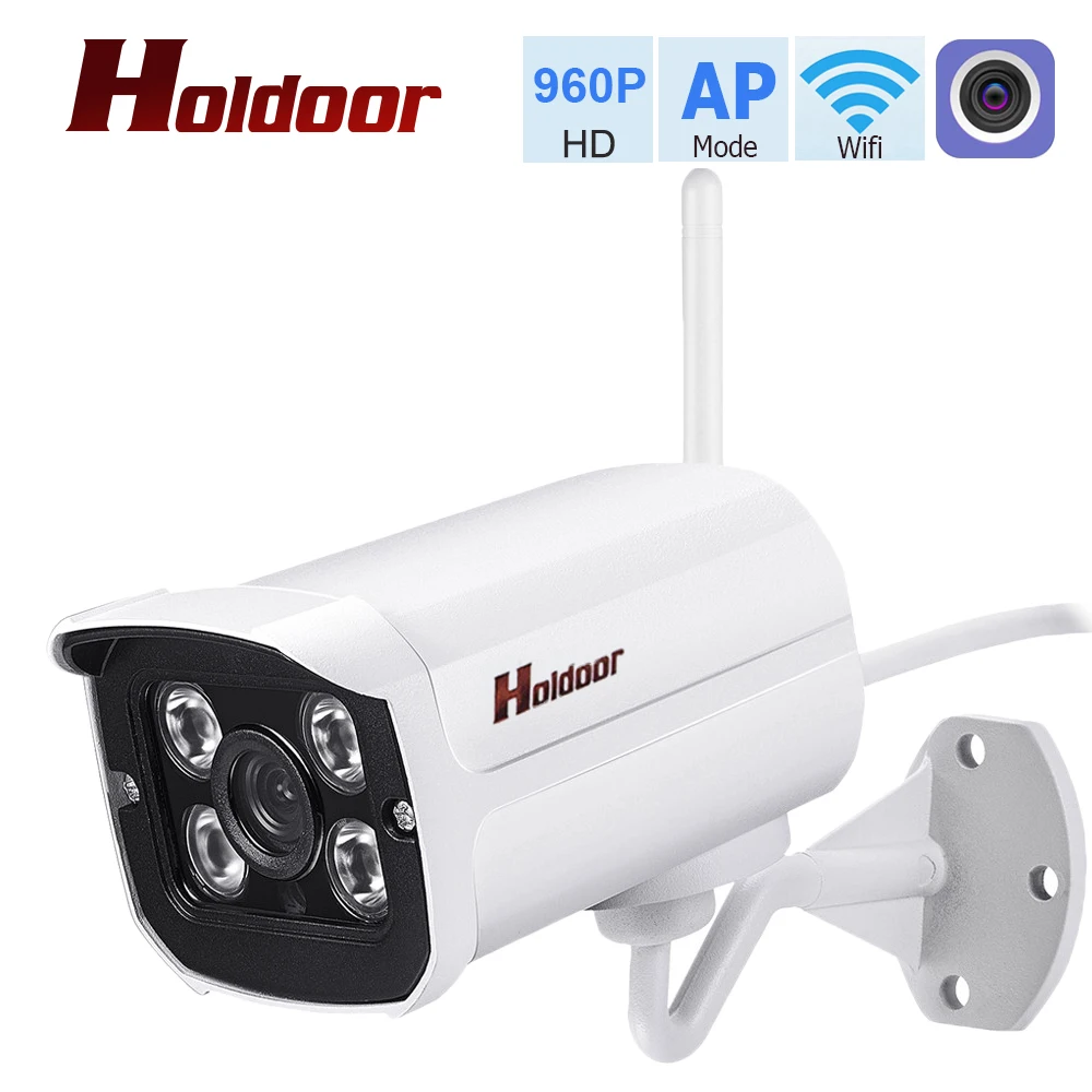 

Holdoor 960P WiFi IPC Camera Wi-Fi HD AP Network CCTV Outdoor Wireless P2P Night Vision Motion Alert FTP/Email Video Photo