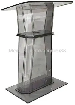 

Free Shipping Simple Elegant Acrylic Podium Pulpit Lectern podium plexiglass