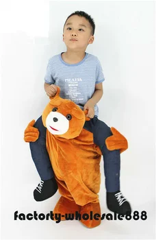 

Kid Brown bear Mascot Costume Suits Cosplay Party Game Dress Outfits Clothing Advertising Carnival Halloween Christmas Easter