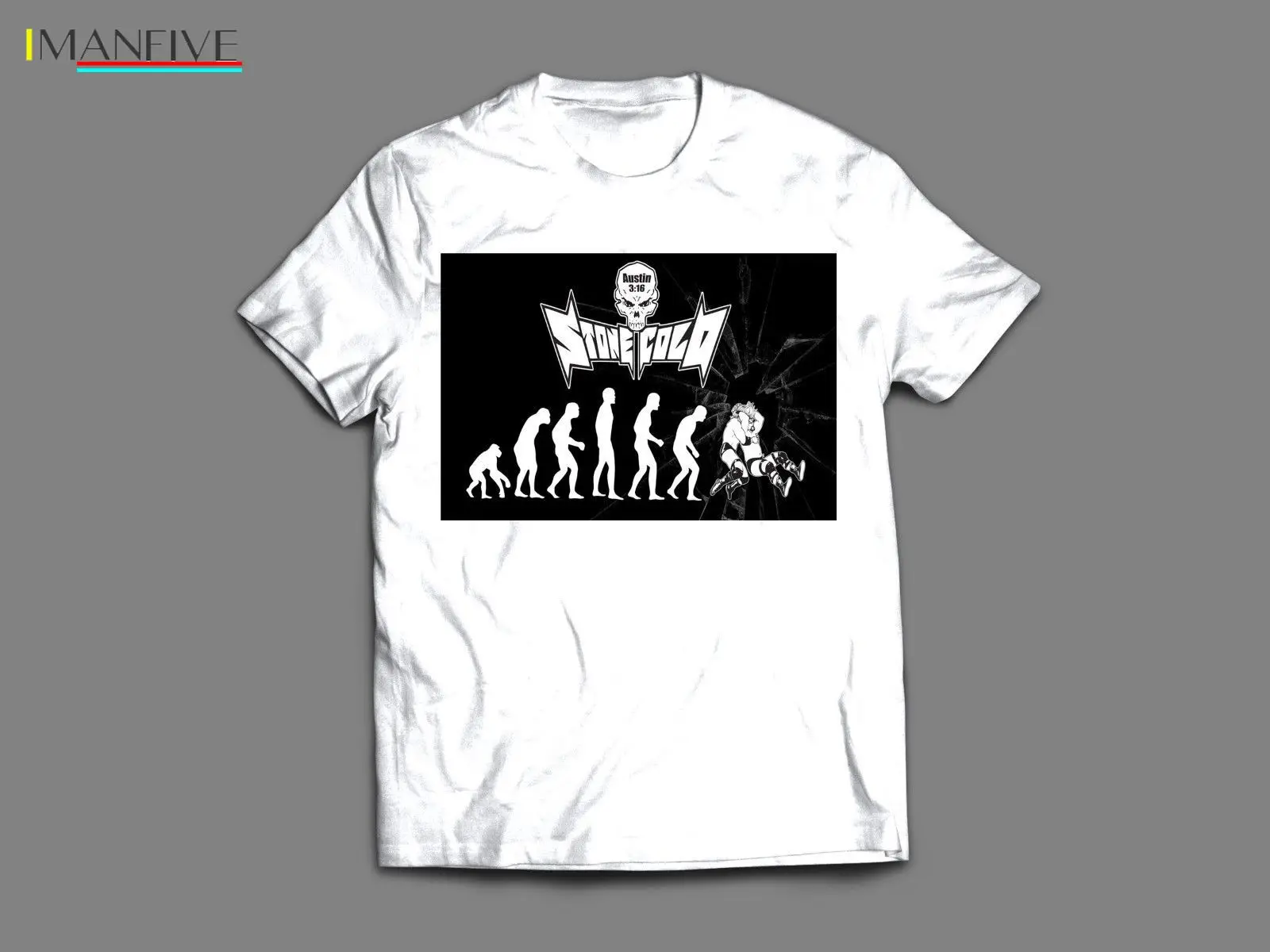 

Wwf Legend Stone Cold Stunner Steve Austin Custom Mens T Shirt *Many Colors*