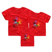 1Piece Summer Family Matching Clothes New Family Look Anchor T Shirts Father Mother Kids Cartoon Outfits Family Matching Clothes