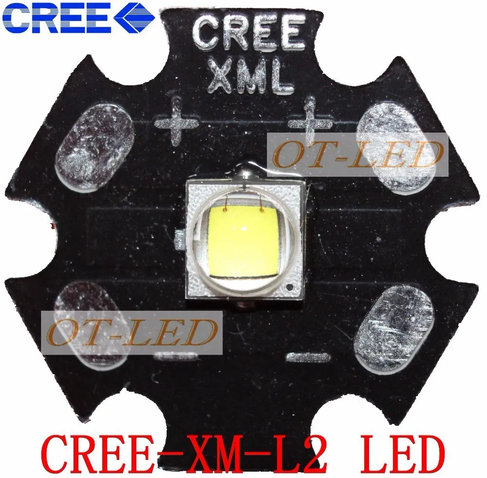 CREE XML2 светодиодный XM-L2 T6 10 Вт белый нейтральный белый теплый белый высокой мощности Светодиодный светильник-излучатель диод для вспышки светильник на 20 мм 16 мм PCB