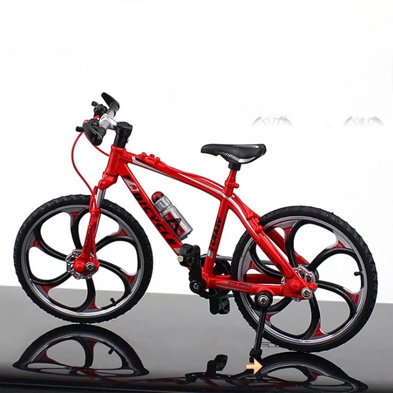 

1:10 Diecast Bike Model Curved Racing Cycle/Cross Mountain Bike/ City Bicycle Model Collection Diecast for Kid's Gift