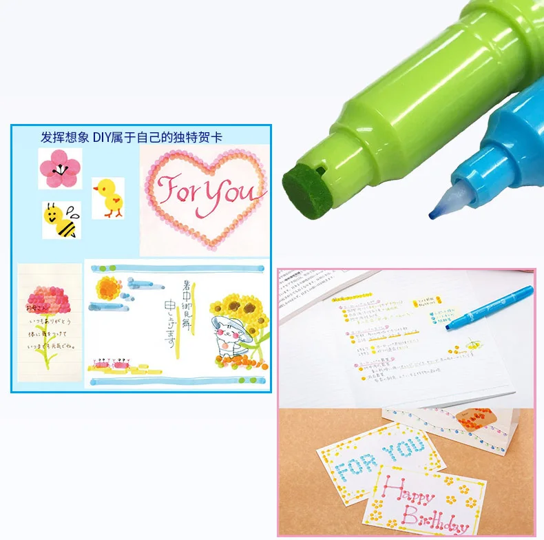 Tombow Play color Dot двухсторонний водный цветной маркер для жирных и Fineliner наконечников 0,3 точное написание цвета ing Bullet Journal