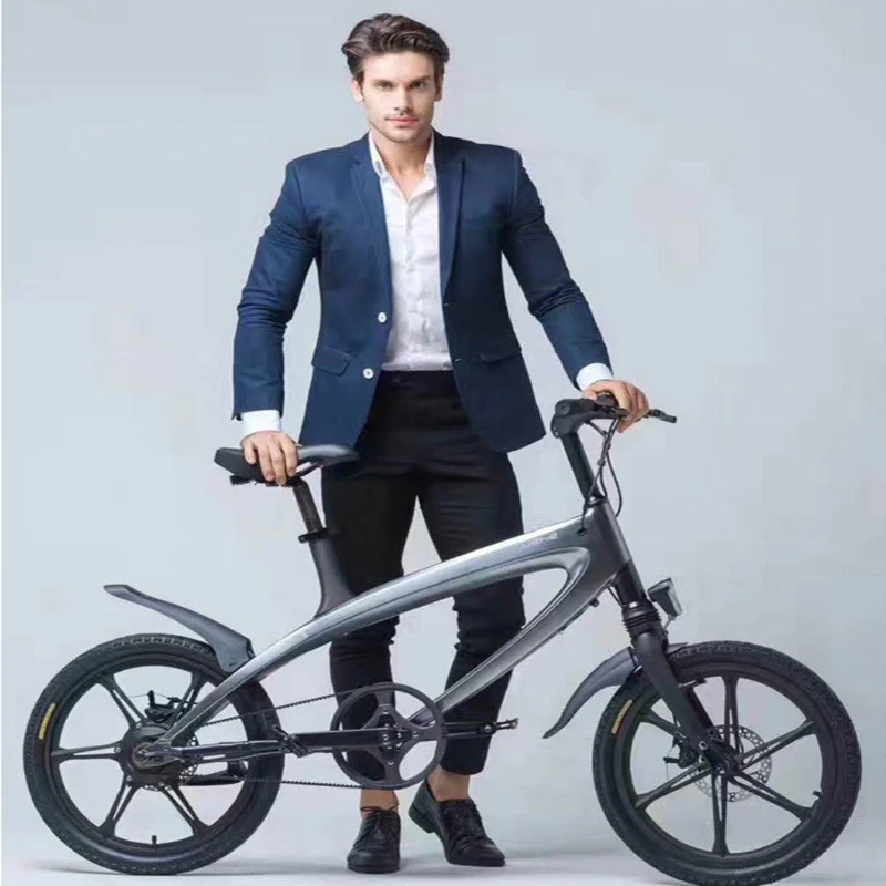 Top Electric Bike 36V 250w Cycle 5.4AH  Lithium Battery Electric Bicycle Front and Back Disc Brake Ebike With Bluetooth Speaker 5