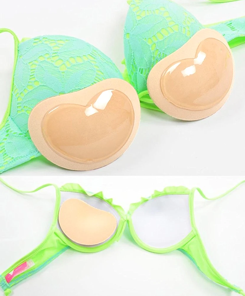 

Silicone Self-Adhesive Bra Inserts Breast Enhancer Shaper Push up Bra Pads