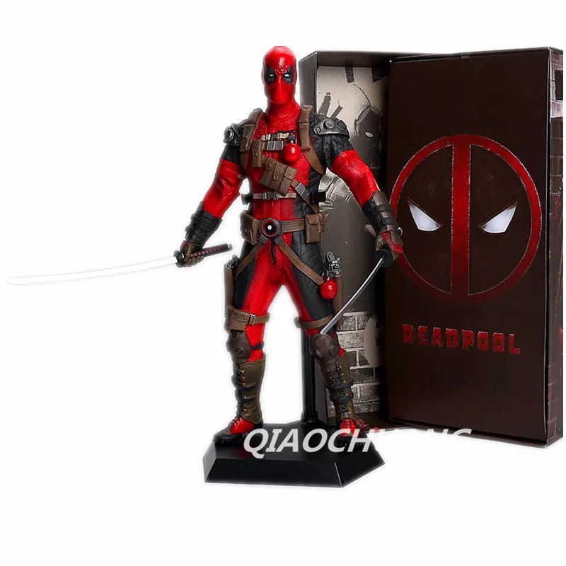 

Crazy Toys X-Men Deadpool Wade Winston Wilson PVC Action Figure Collectible Model Toy 12" 30cm red / sliver RETAIL BOX W159