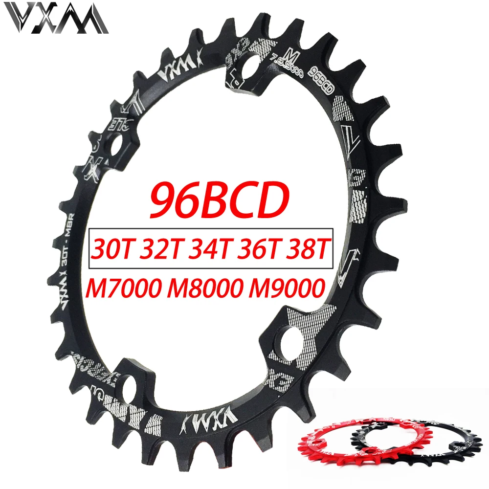 MTB Bike Sprocket 30-38T BCD 96mm Narrow Wide Round Oval Chain Ring Accessories