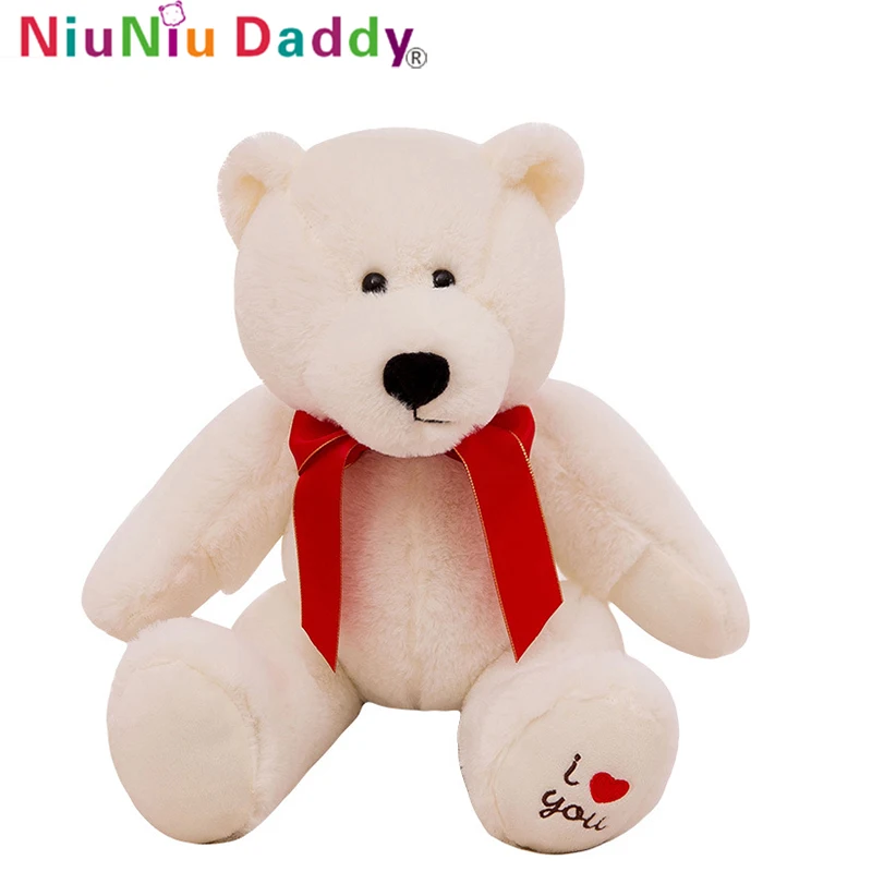 valentine's day polar bear stuffed animal