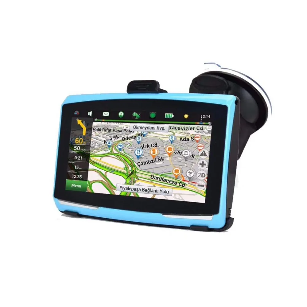 Автомобильный GPS навигатор 5 дюймов FM спутниковая голосовая навигация грузовик