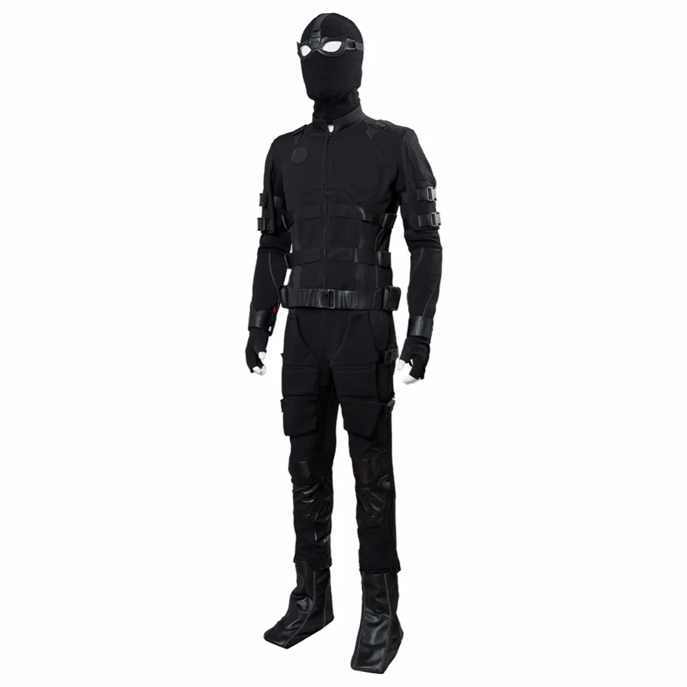 Spider-Man Noir Cosplay Avengers Endgame Costume Spiderman 2 Far From Home Peter Parker Cosplay Stealth Suit Adult Halloween Spider-Man Noir Cosplay Avengers Endgame Costume Spiderman 2 Far From Home Peter Parker Cosplay Stealth Suit Adult Halloween