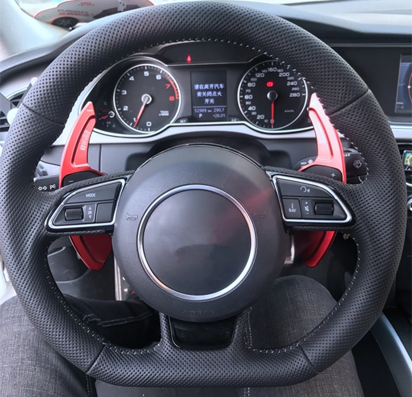 Спортивная перфорированная руль для A3 A4 A5 A6 A7 Q3 Q5 Q7 полностью перфорированные