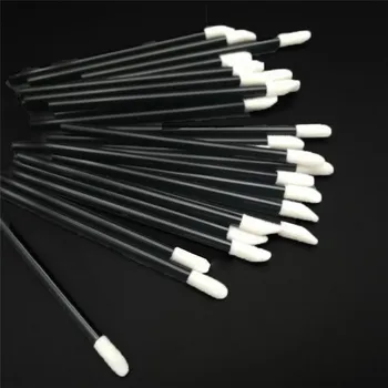 

200PCs Gloss Wand Lipstick Lip Brush Disposable Applicator Makeup Tools with Box