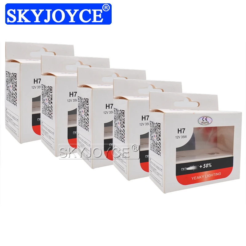 SKYJOYCE 5 пар 35 Вт ксеноновая лампа Yeaky HID 4500K H1 H3 H7 H11 5500K 9005 9006 D2H 6500K Автомобильная фара