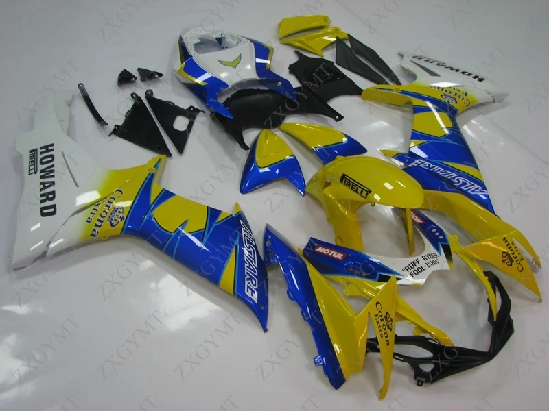 

Bodywork GSXR 750 2011 - 2015 K11 Yellow Blue Fairing Kits GSX-R750 2014 Plastic Fairings GSX-R600 2013