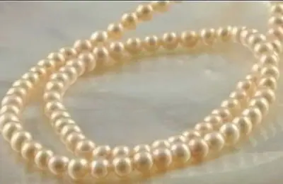 

Wholesale FREE SHIPPING >>> 8-9mm natural Australian south sea pink pearl necklace 17inch