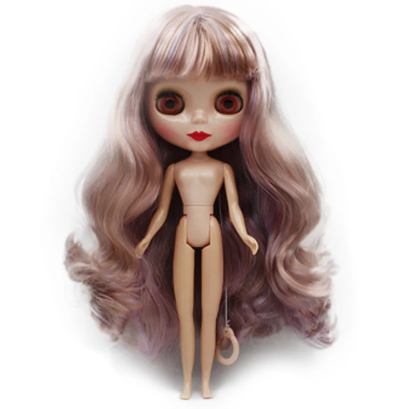 Заводская кукла Neo Blyth, матовое лицо, 1/6 BJD, шарнирная кукла Blyth, куклы для девочек, игрушки для новорожденных детей D - Цвет: Shiny Face ONO.32