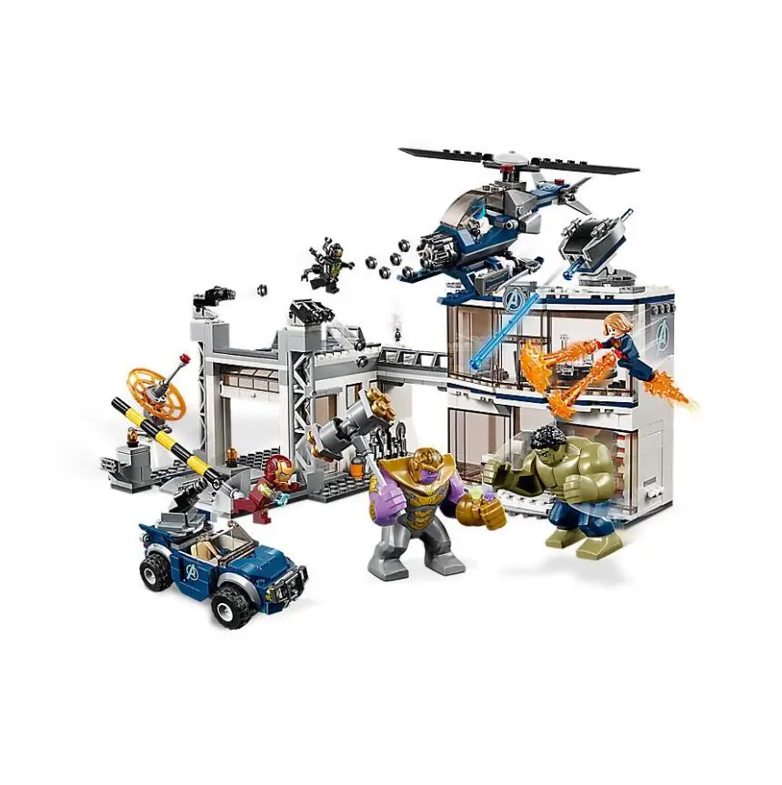 

07123 Marvel Super Heros Series Avengers Compound Battle Toys Building Bricks Blocks Compatible With Bela Super Hero 76131