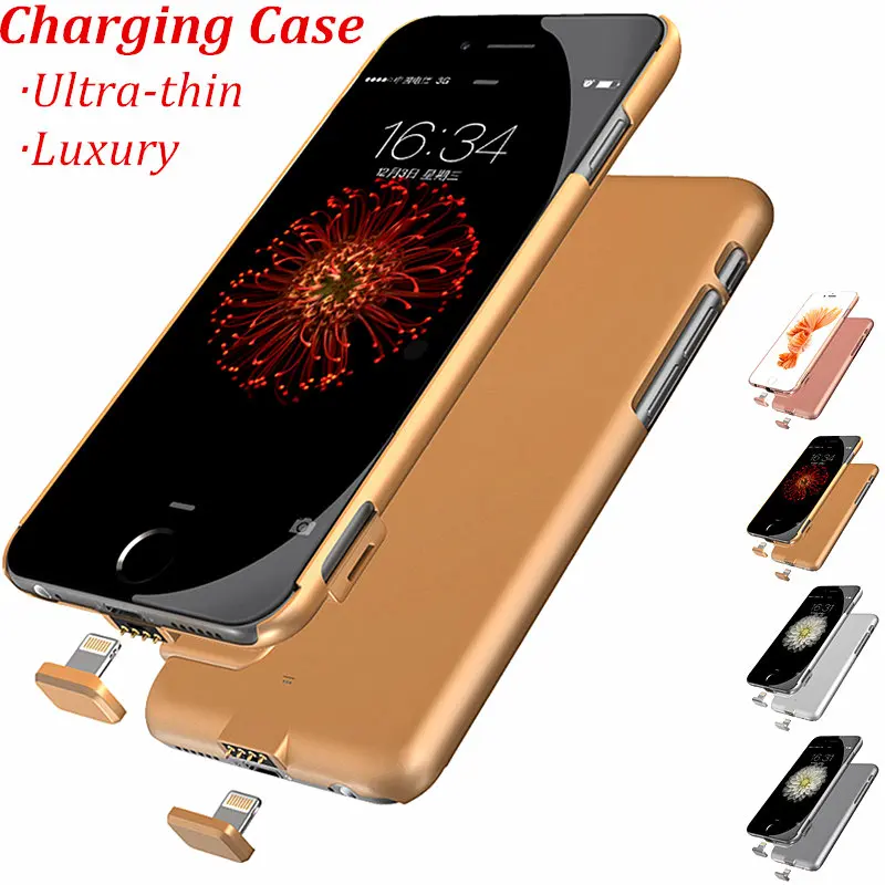 Ultrathin External Battery case for iPhone6 case 6s Backup Charger Cover for iPhone6 Plus case 6s