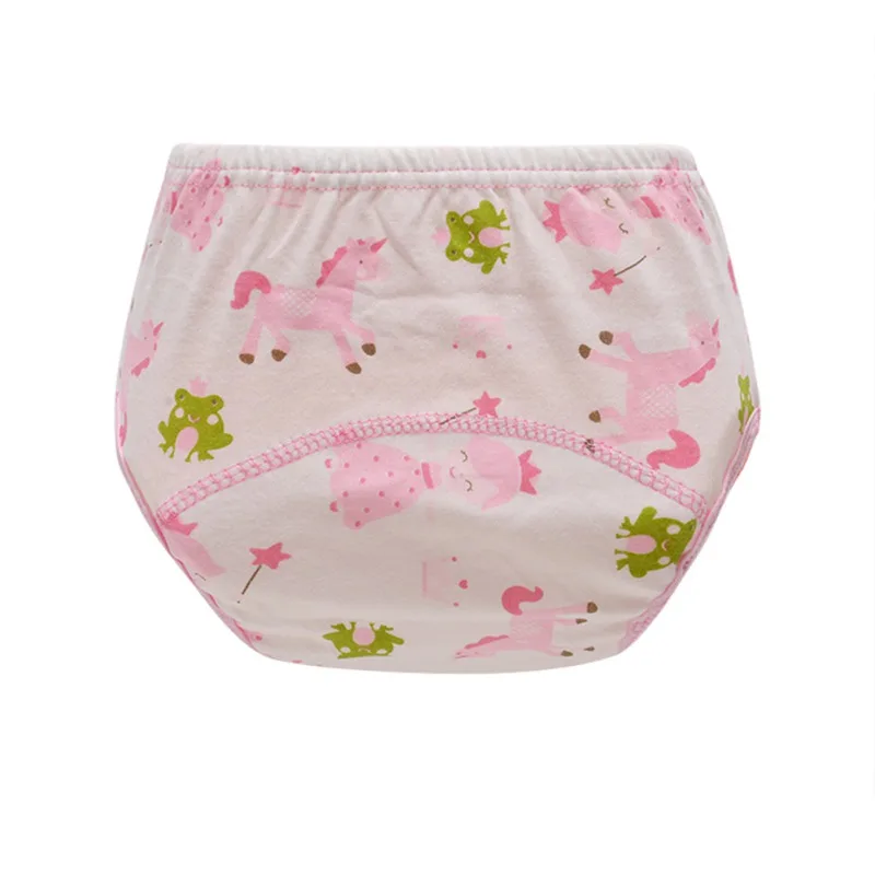 1Pcs Cute Baby Cotton Training Pants Panties Baby Diapers Reusable Nappies Cloth Diaper Washable Infant Children Underwear Nappy - Цвет: E