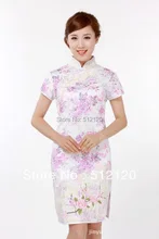 Shanghai Story new style Stand up collar short cheongsam evening dress china traditional dress dress Qipao 4 color