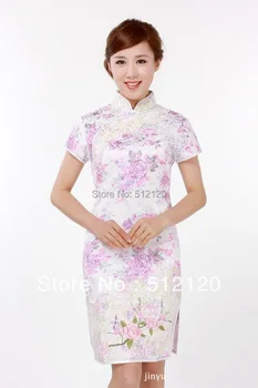 

Shanghai Story new style Stand up collar short cheongsam evening dress china traditional dress dress Qipao 4 color