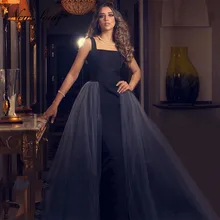 Черное вечернее арабское выпускное платье из либона, изготовленное на заказ турецкое Дубай, Ближний Восток, женские платья для конкурсов и праздников, кафтан