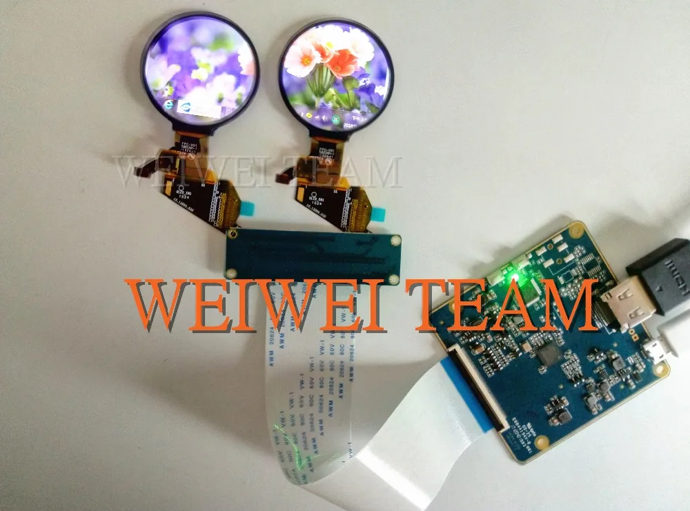 

1.39 inch round micro OLED lcd display screen for rugged smart watch (with touch screen )