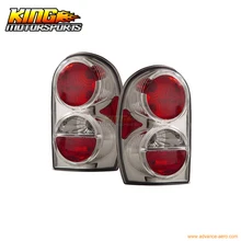 For 02-07 Jeep Liberty Tail Lights Chrome 2003 04 05 2006 USA Domestic Free Shipping