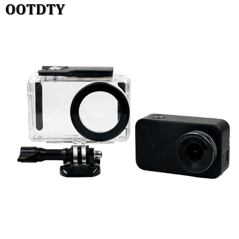 OOTDTY Waterproof Housing Case Mount Kit For Xiaomi Mijia Mini 4k Action Camera New | Электроника