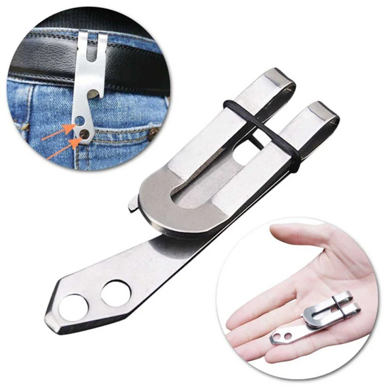 

EDC Bottle Can Beer Keychain Tool Multi Clip Wallet Cash Hanger Belt Multipupose Gear Money Pocket Holder Opener