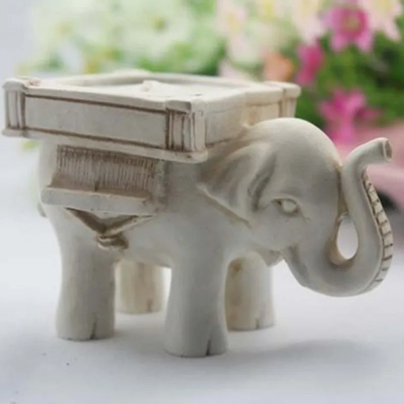 

Elephant Cement Candlestick Mold Concrete Gypsum Mould DIY Succulent Plants Pot Maker
