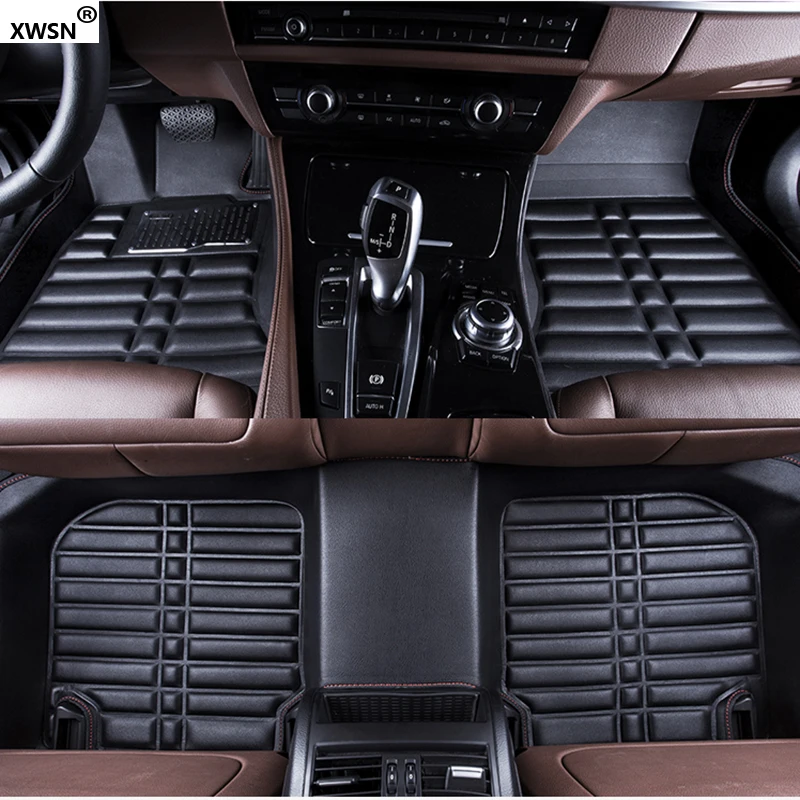 Custom car floor mats for Benz B C CLA GLA D E ML SL SLK R S600 series Vito Viano Sprinter Maybach Auto accessories car styling