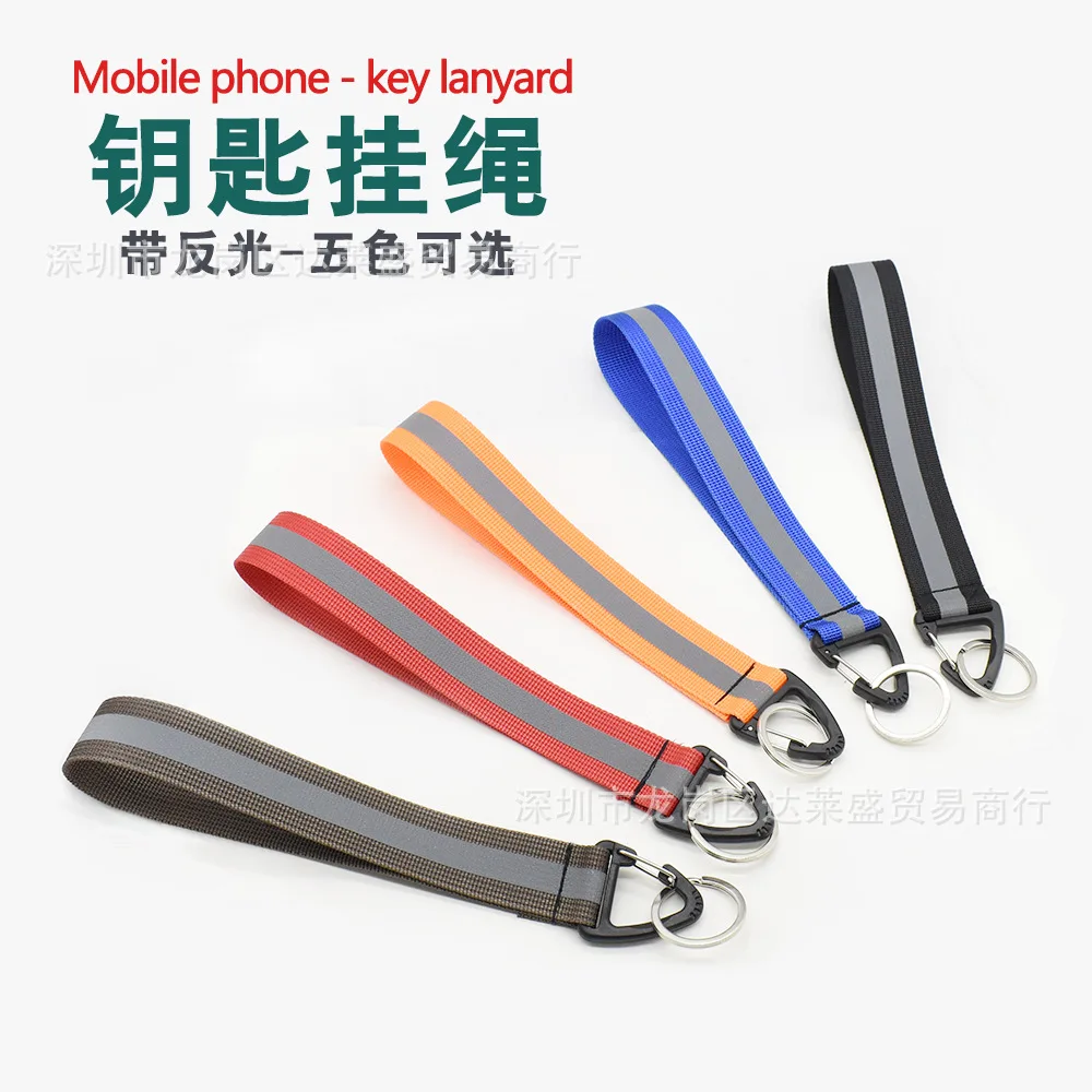 

Motorcycle Reflective Lanyards keyring Remove Before Flight Keychain Strap For Card Badge motocycle Gym KeyChain Lanyard Keyring