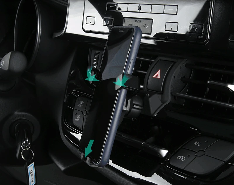 

Car Air Vent Mount Phone Holder for Mobile Phone Stable Cradle Smart Phone Stand For Toyota C-HR CHR 2016 2017 2018 2019