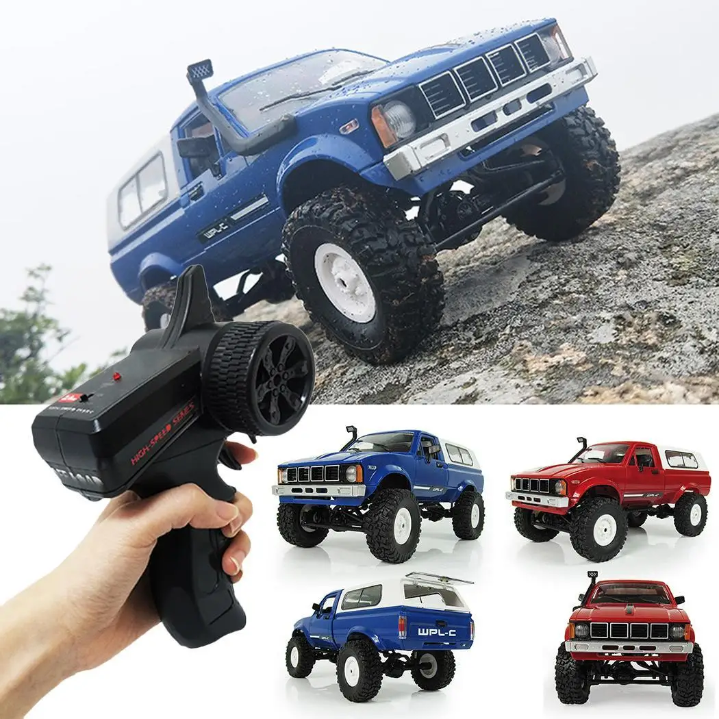 

C24 Four-wheel Drive Climbing Car Modification RC Kit Remote 2H Control 1:16 Model Over 8 Years Old Car Toy