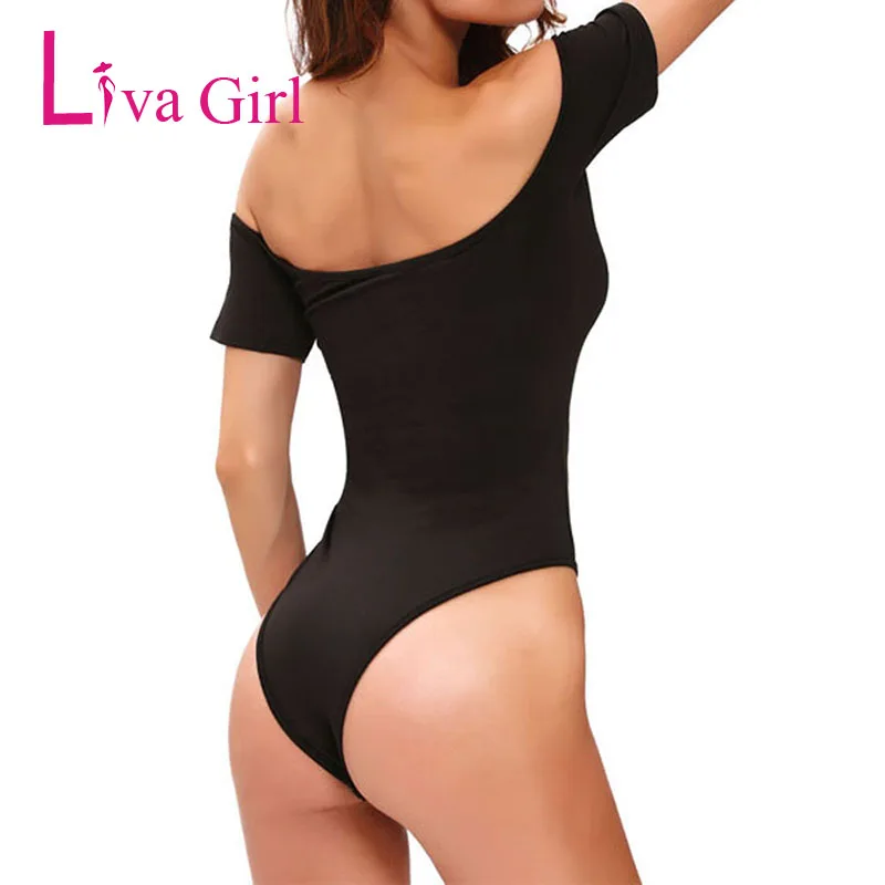 LIVA GIRL, сексуальный черный облегающий боди с длинным рукавом, женские комбинезоны с открытой спиной и открытыми плечами, белые боди с вырезом лодочкой, женские комбинезоны