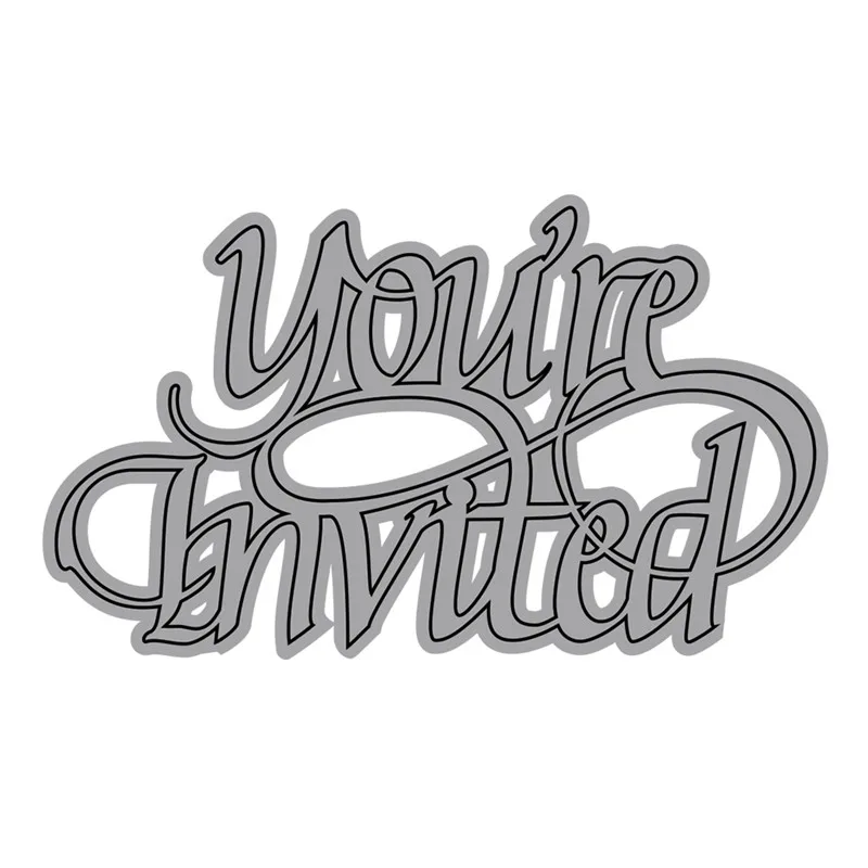 

YaMinSanNiO Party Letter Metal Cutting Dies New 2019 Craft Dies Scrapbooking Paper Die Cut Embossing Card Making Decoration