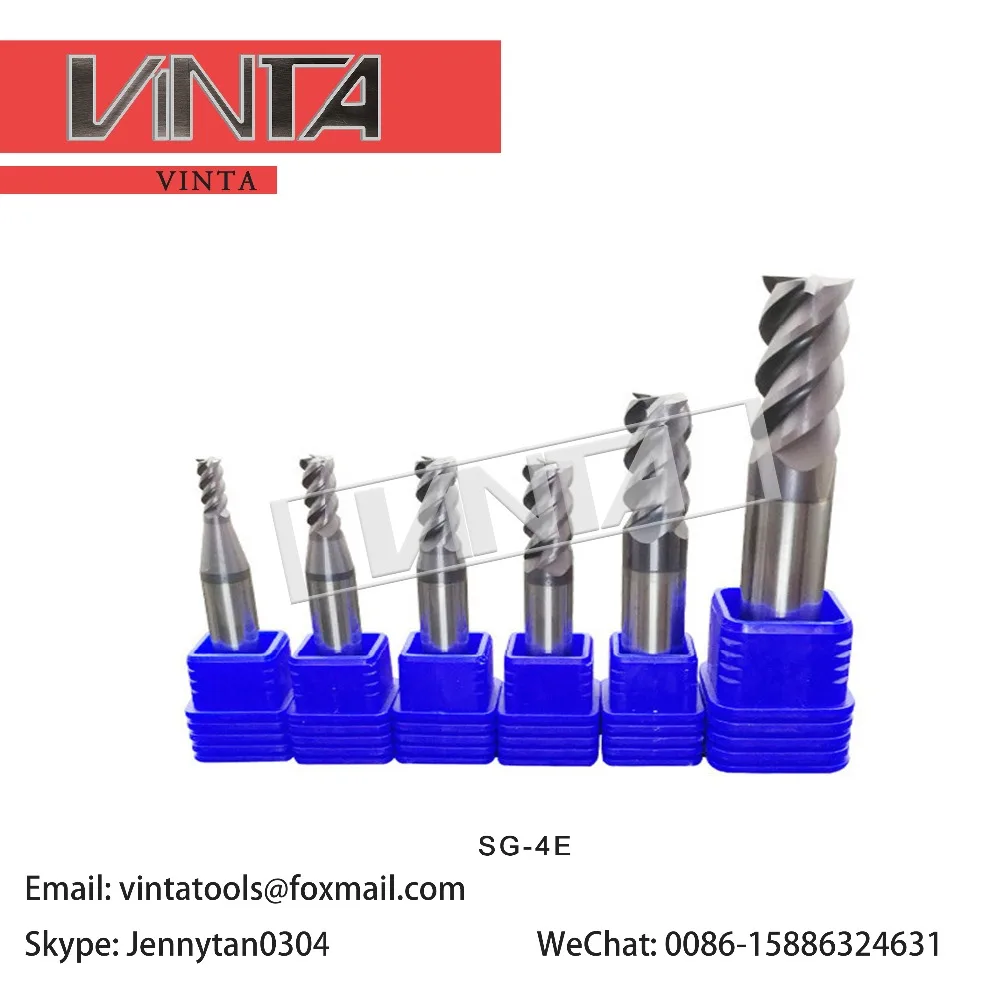 Free shipping SG-4E-D3.0 / SG-4E-D4.0 SG-4E-D5.0 SG-4E-D6.0 SG-4E-D10.0 cnc carbide cutting tool 4-flute end mill | Инструменты