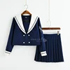 Long sleeve Japanese JK Sets School Uniform Girls Deep sea whale Spring Autumn High School Women Novelty Sailor Suits Uniforms 1