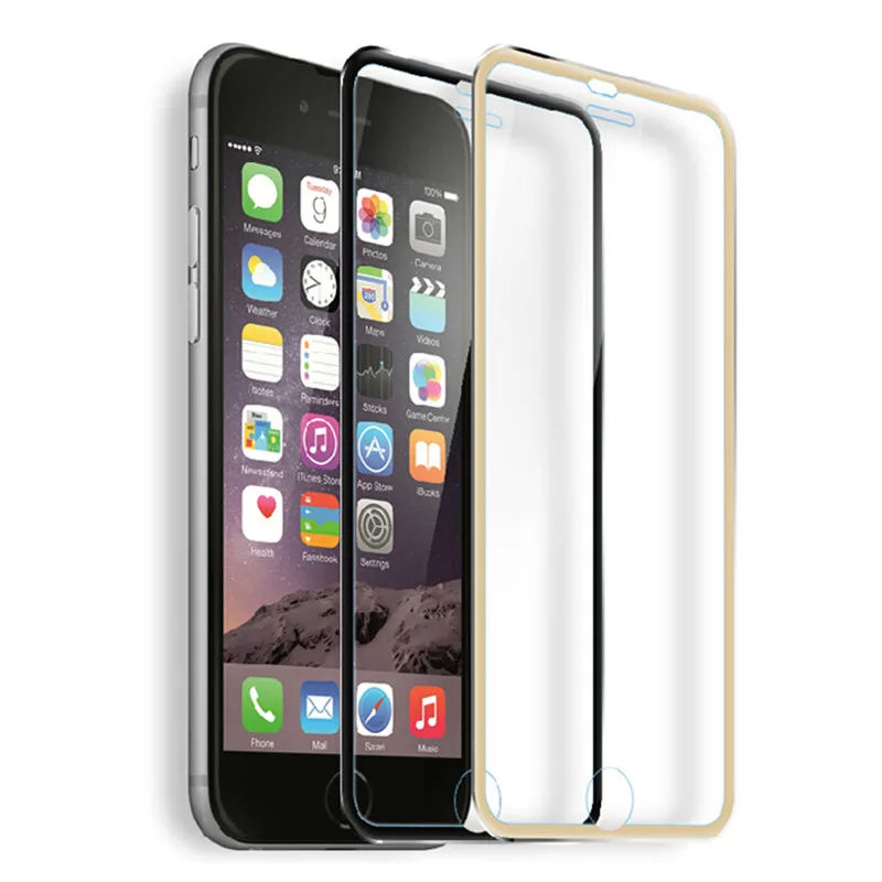 NEW Products full cover Anti dust Aluminum Tempered Glass Screen