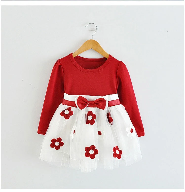 Cute Baby Girl Dress Cotton Children Kids Baby Girls Dresses One Piece Baby Autumn Clothing For School Casual Wear Clothes Girl